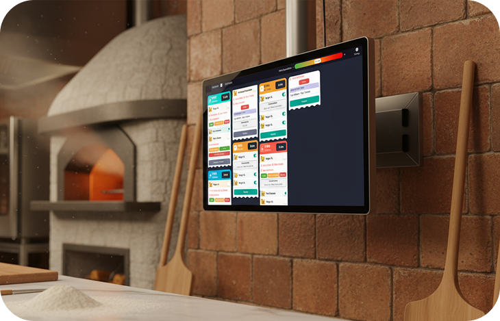 Ecran de fabrication pour cuisine et restaurant 2a 2b